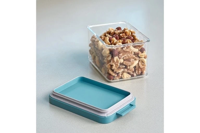 Mepal Bewaardoos Omnia Rechthoekig 700 Ml - Nordic White 5 Mepal Bewaardoos Omnia Rechthoekig 700 Ml - Nordic White - Afbeelding 3