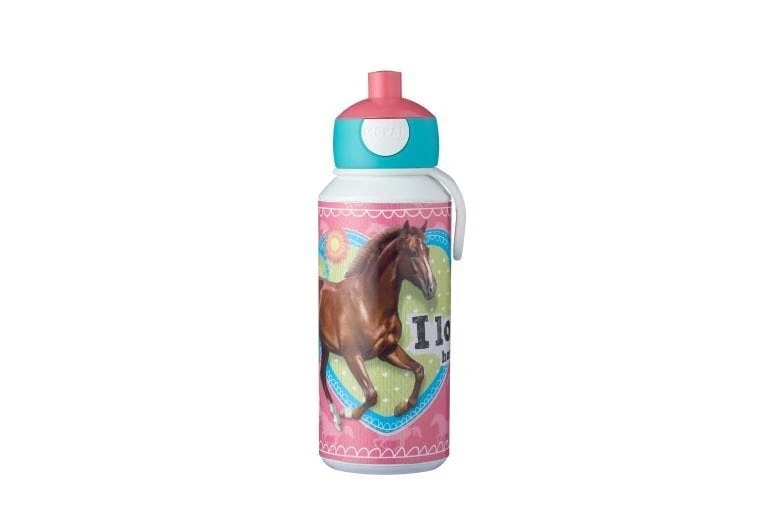 Mepal Drinkfles Campus Pop-up Campus 400 Ml - My Horse 3 Mepal Drinkfles Campus Pop-up Campus 400 Ml - My Horse
