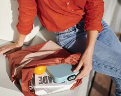 Mepal Lunchbox Take A Break Flat - Wit OP = OP -Mepal Winkel 1076350 lunch box flat fits easily in bag