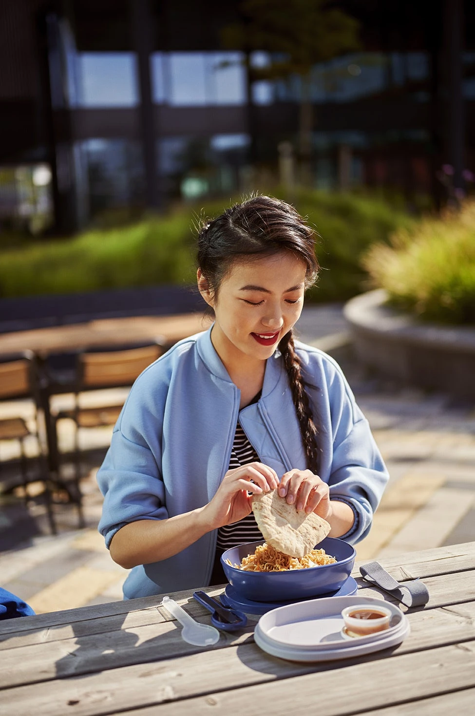 Mepal Lunchbox Ellipse Duo - Wit OP=OP 5 Mepal Lunchbox Ellipse Duo - Wit OP=OP - Afbeelding 3