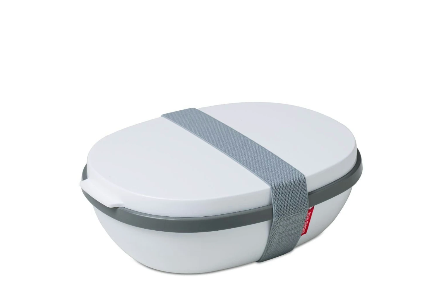 Mepal Lunchbox Ellipse Duo - Wit OP=OP 3 Mepal Lunchbox Ellipse Duo - Wit OP=OP