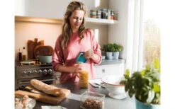 Mepal Omnia Rechthoekige Voorraadpot 700 Ml Zwart -Mepal Winkel 502577 3435339