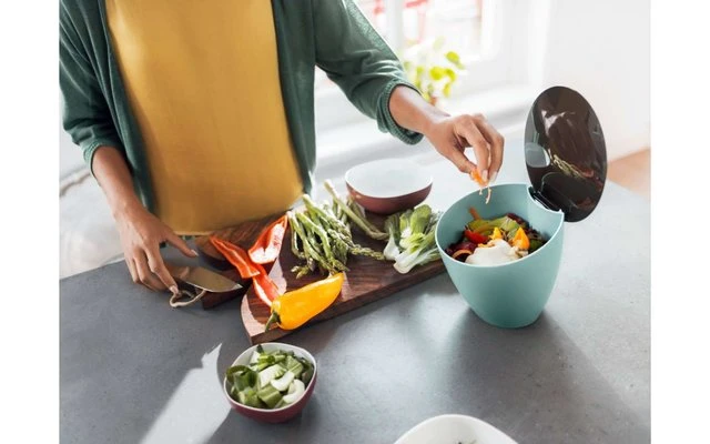 Mepal Calypso Afvalbak 2,2 Liter Wit 4 Mepal Calypso Afvalbak 2,2 Liter Wit - Afbeelding 2