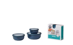 Mepal Cirqula Multi Bowl Set Rond 3 Stuks 350 / 750 / 1250 Ml Nordic Denim -Mepal Winkel 752742 5025303