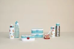 Mepal Drinkfles Campus Pop-up 400 Ml - Animal Friends -Mepal Winkel Campus turquoise and Campus Animal Friends