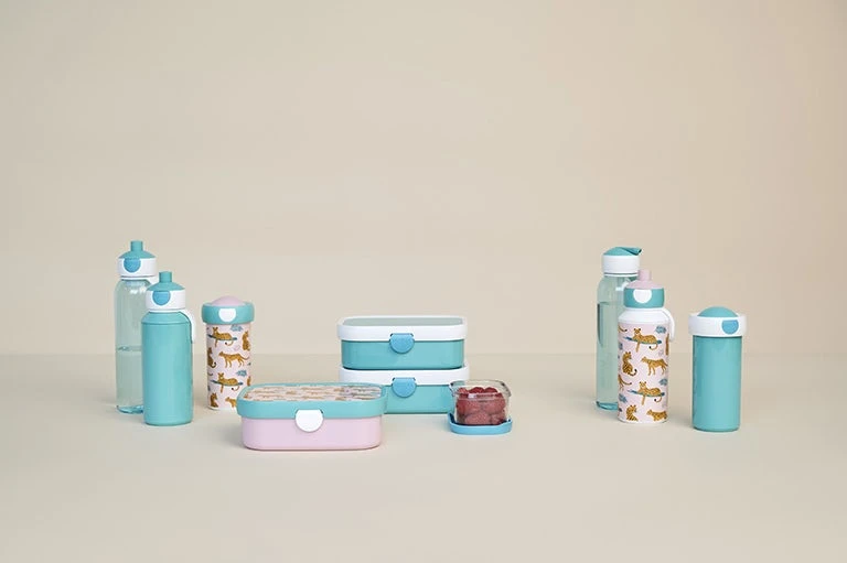 Mepal Drinkfles Pop-up Campus 400 Ml - Leopard 4 Mepal Drinkfles Pop-up Campus 400 Ml - Leopard - Afbeelding 2