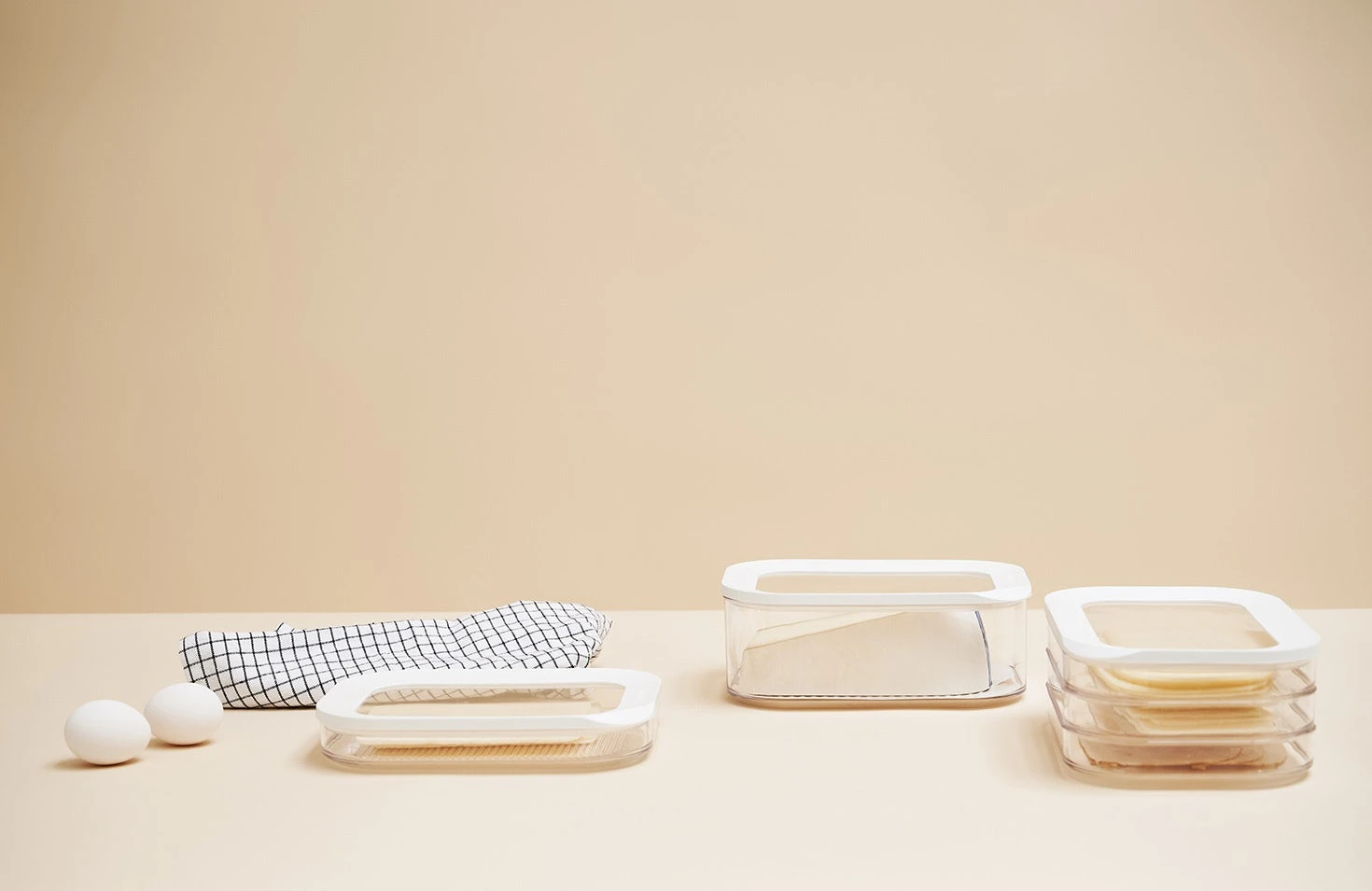 Mepal Vleeswarendoos Modula 550/1 - Wit 5 Mepal Vleeswarendoos Modula 550/1 - Wit - Afbeelding 3