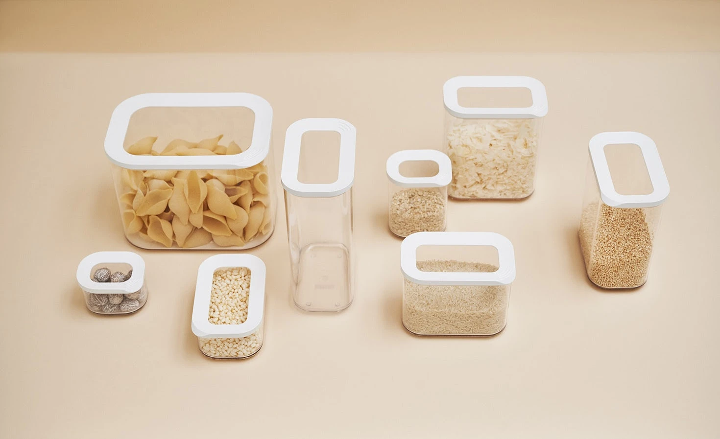 Mepal Bewaardoos Modula 2000 Ml - Wit 4 Mepal Bewaardoos Modula 2000 Ml - Wit - Afbeelding 2