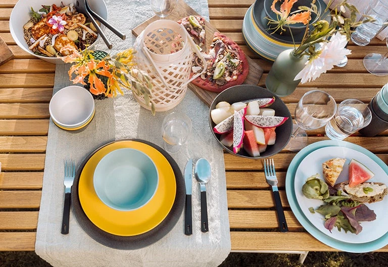 Mepal Plat Bord Bloom 280 Mm - Pebble Black 5 Mepal Plat Bord Bloom 280 Mm - Pebble Black - Afbeelding 3