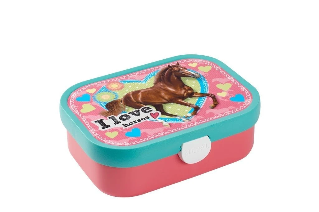 Mepal Lunchbox Campus Met Bentobakje - My Horse 3 Mepal Lunchbox Campus Met Bentobakje - My Horse
