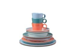 Mepal Ontbijtbord Wave 230 Mm - Nordic Green -Mepal Winkel dinnerware wave coral nordic blue and nordic green 2022 09 20 130025 vthh