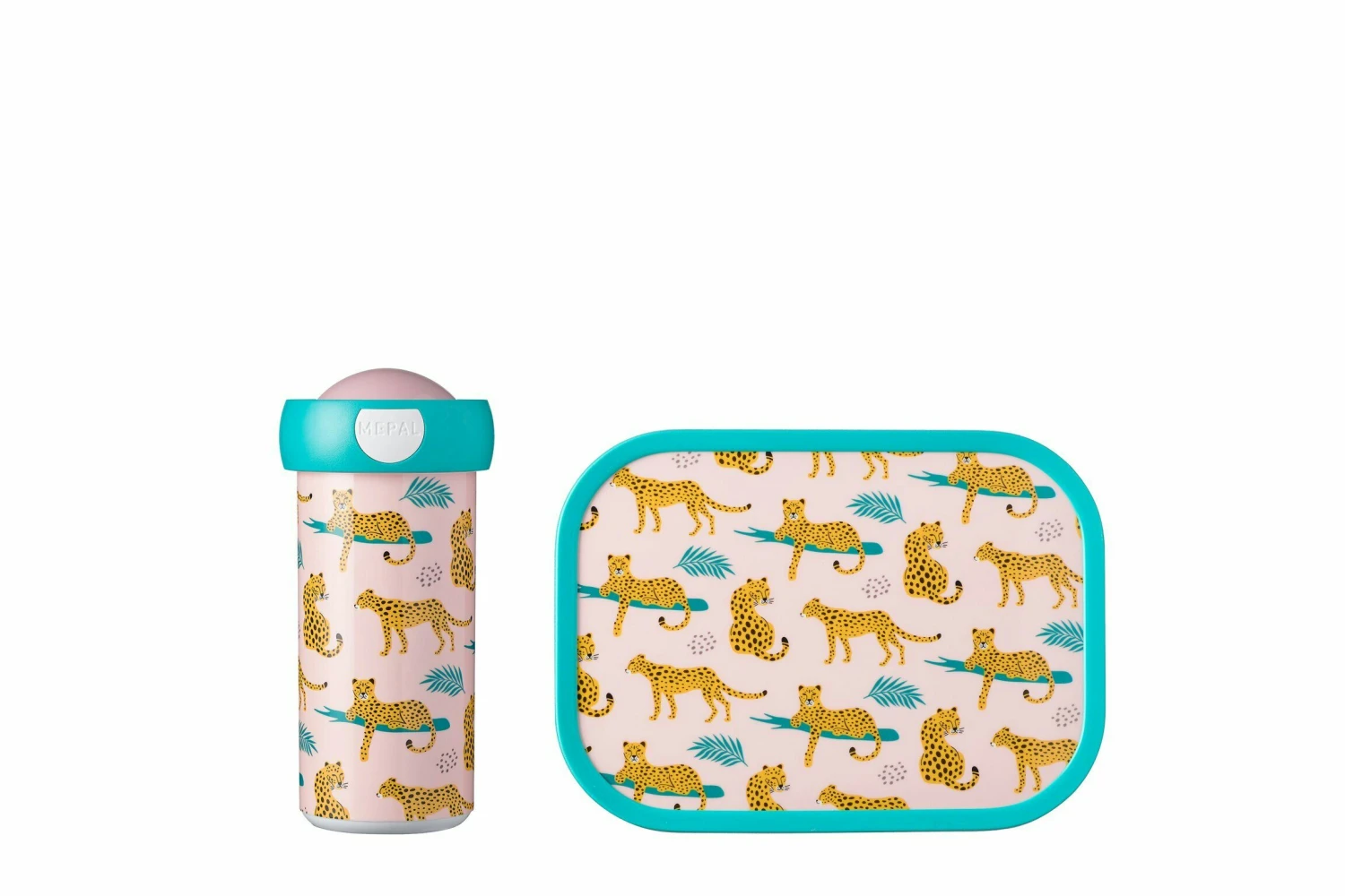 Mepal Lunchset Campus (schoolbeker + Lunchbox) - Leopard 3 Mepal Lunchset Campus (schoolbeker + Lunchbox) - Leopard