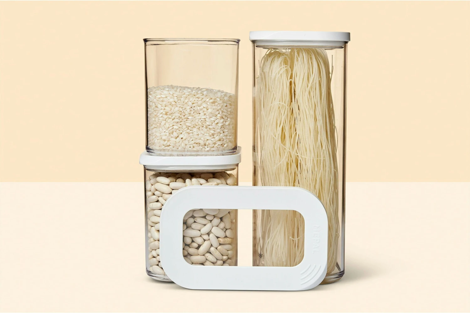 Mepal Starterset Bewaardoos Modula 3-delig - Wit 4 Mepal Starterset Bewaardoos Modula 3-delig - Wit - Afbeelding 2