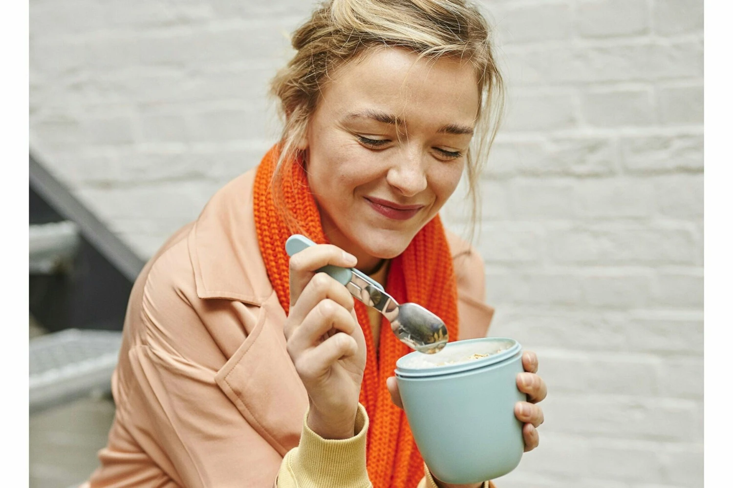 Mepal Vouwlepel Ellipse Nordic Wit OP=OP 4 Mepal Vouwlepel Ellipse Nordic Wit OP=OP - Afbeelding 2