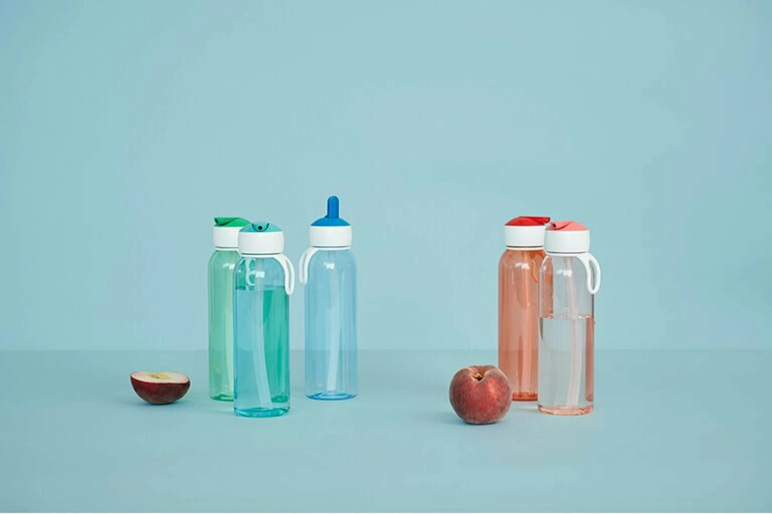 Mepal Waterfles Flip-up Campus 500 Ml - Turquoise 5 Mepal Waterfles Flip-up Campus 500 Ml - Turquoise - Afbeelding 3