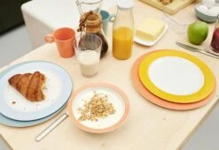 Mepal Plat Bord Wave 260 Mm - Nordic Green -Mepal Winkel wave dinnerware Nordic green Nordic blue coral and yellow b 2022 09 20 130209 quns